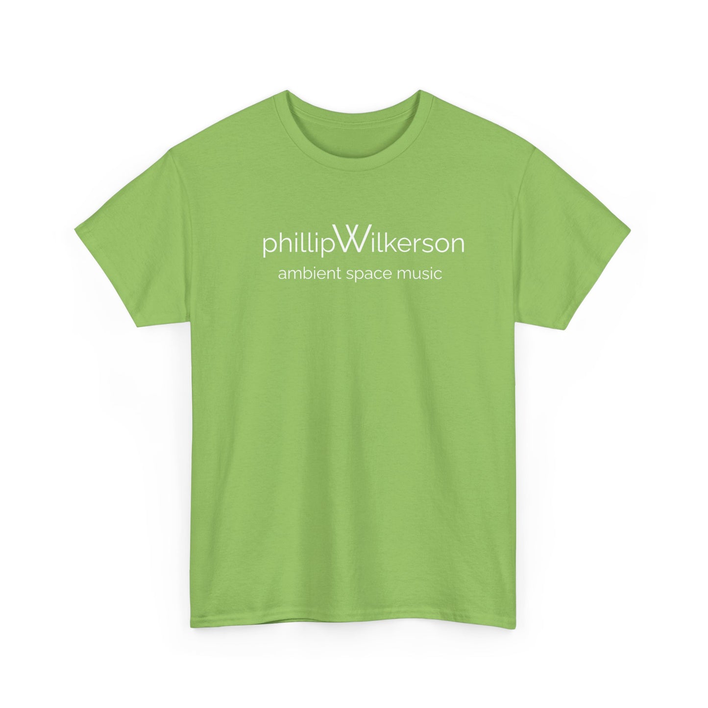 Minimalist Unisex Heavy Cotton Tee - Phillip Wilkerson Raleway Graphic