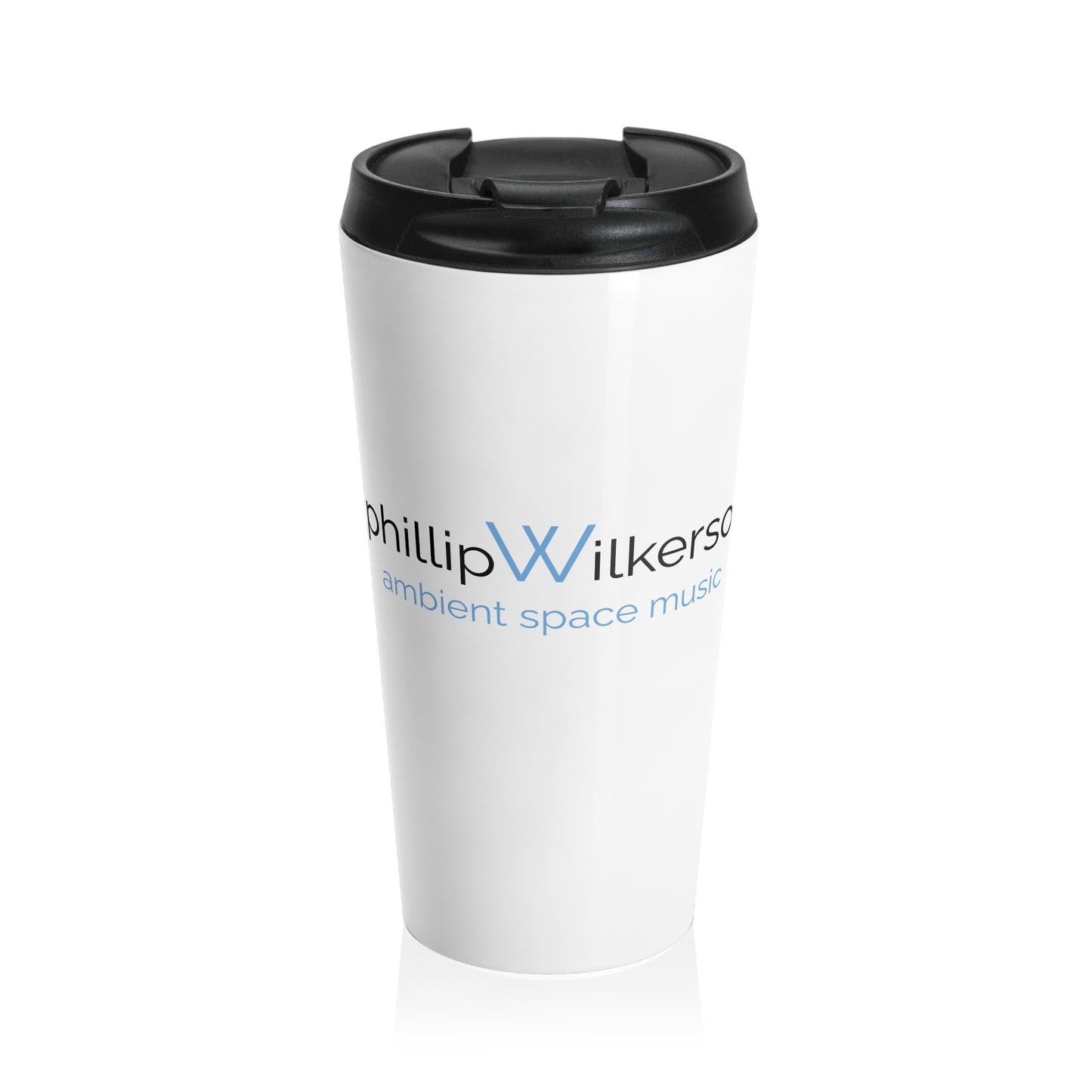 Personalized Stainless Steel Travel Mug - Ambient Space Music Design