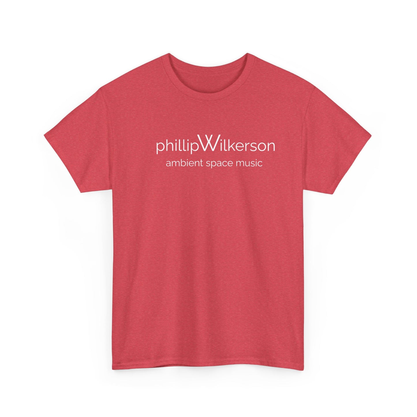 Minimalist Unisex Heavy Cotton Tee - Phillip Wilkerson Raleway Graphic